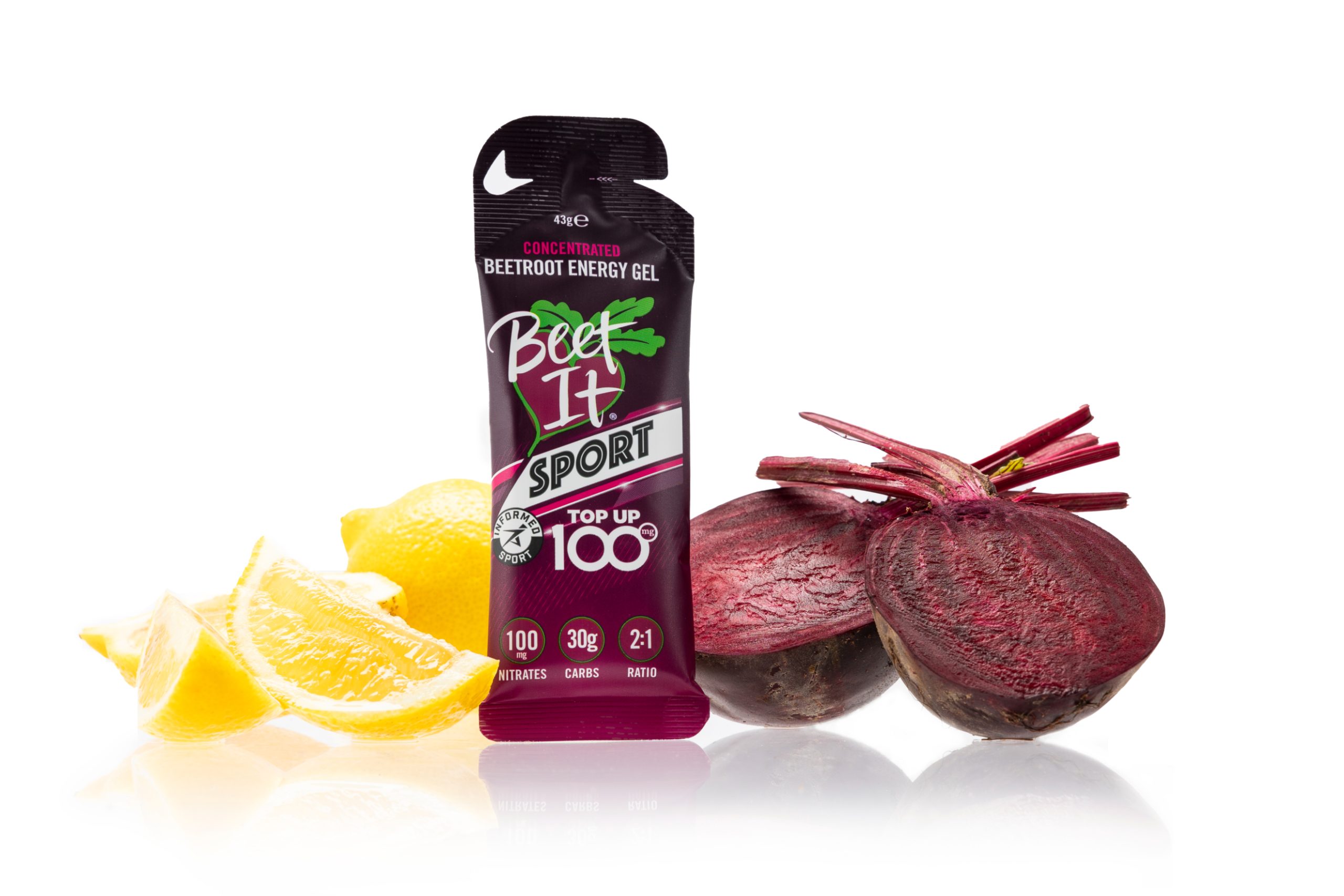 NIEUW BEET IT SPORT NITRATE ENERGY GEL TOP UP 100